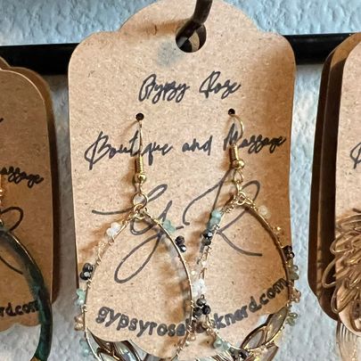 a hint of class earrings