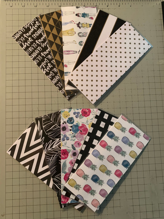 10 cash envelopes- Dave Ramsey inspired