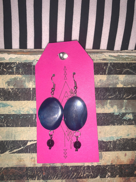 Agate stone earrings